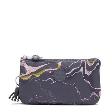 Kipling Creativity Large Printed Pouch Bags Soft Marble | AU 2094PJ